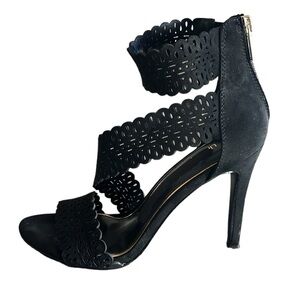 Limelight Edith Black Strappy Heels